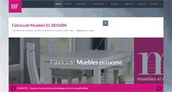 Desktop Screenshot of muebleseldesvan.com